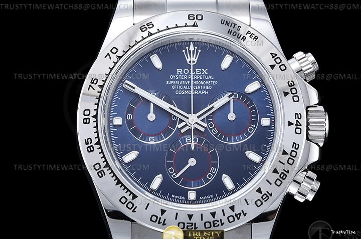 0501 ROLDYT0441A – Daytona 116509 904L WG WG Blue Stk QF V3 SH Timeless 954